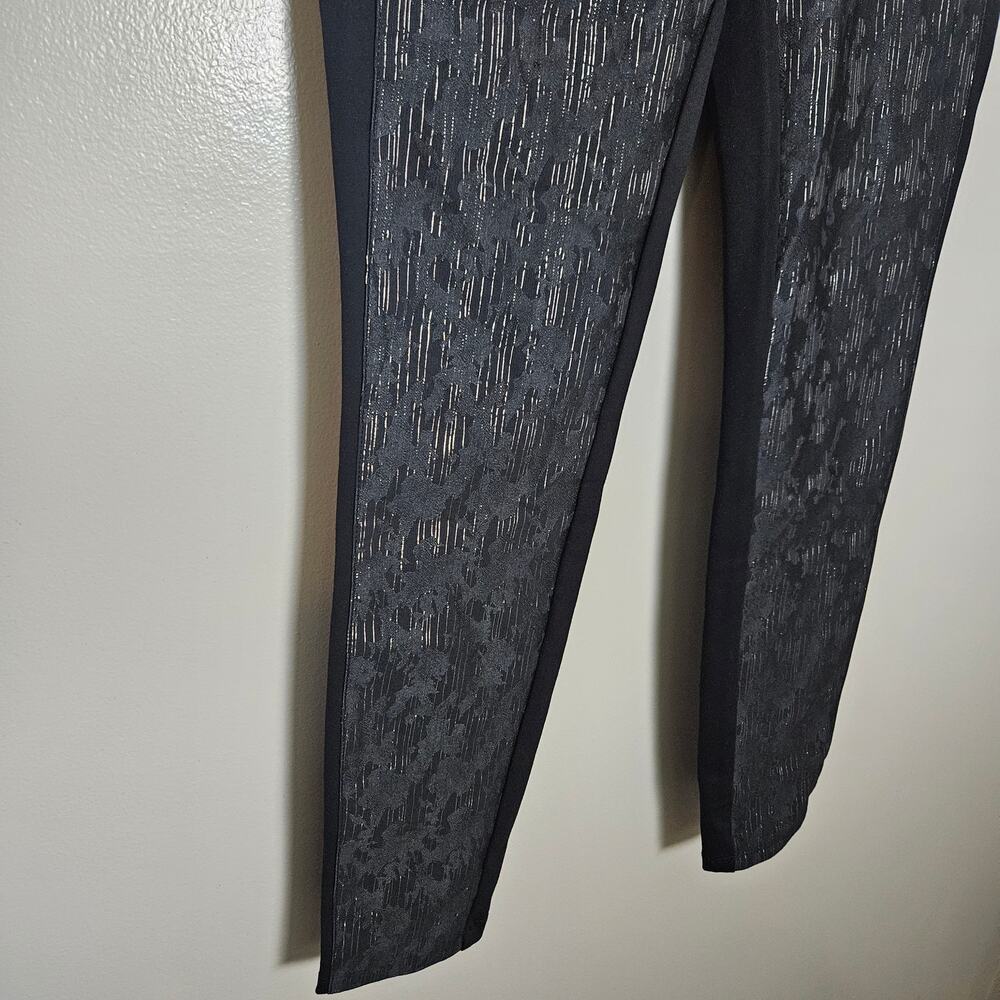 White House Black Market The Skinny Metallic Pants Sz 2 - Picture 5 of 13